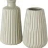 2-delige Set: Vazen "Esko" Groen - (H)18 Cm -Boltze boltze 2 delige set vazen esko groen h 18 cm