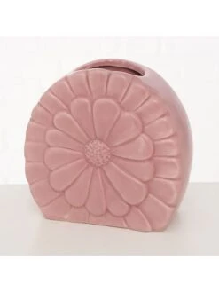 2-delige Set: Vazen "Palomyna" Crème/lichtroze - (B)13 X (H)12 Cm -Boltze boltze 2 delige set vazen palomyna creme lichtroze b 13 x h 12 cm 2