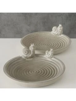 2-delige Set: Vogeldrinkbakken "Gianfi" Grijs - Ø 25 Cm -Boltze boltze 2 delige set vogeldrinkbakken gianfi grijs o 25 cm 3