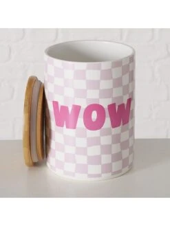 2-delige Set: Voorraaddozen "Colara" Paars - (H)16 X Ø 12 Cm -Boltze boltze 2 delige set voorraaddozen colara paars h 16 x o 12 cm 2