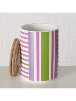 2-delige Set: Voorraadpotten "Future" Meerkleurig - (H)16 X Ø 12 Cm -Boltze boltze 2 delige set voorraadpotten future meerkleurig h 16 x o 12 cm 2