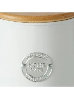 2-delige Set: Voorraadpotten "Homa" Wit -Boltze boltze 2 delige set voorraadpotten homa wit 5