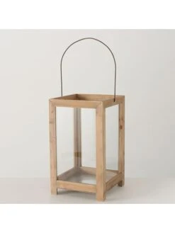 2-delige Set: Windlichten "Blexa" Naturel -Boltze boltze 2 delige set windlichten blexa naturel 3