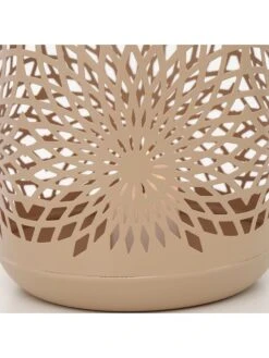 2-delige Set: Windlichten "Ozana" Wit/beige - (H)17 Cm -Boltze boltze 2 delige set windlichten ozana wit beige h 17 cm 4