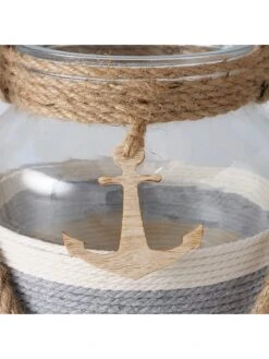 2-delige Set: Windlichten "Strips" Lichtbruin - (H)21 X Ø 17 Cm -Boltze boltze 2 delige set windlichten strips lichtbruin h 21 x o 17 cm 2