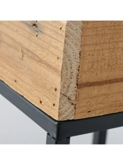 3-delige Set: Bloempotten "Peyo" Naturel/zwart -Boltze boltze 3 delige set bloempotten peyo naturel zwart 2