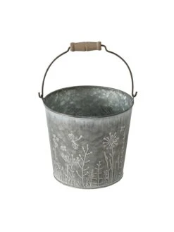 3-delige Set: Bloempotten "Silene" Grijs -Boltze boltze 3 delige set bloempotten silene grijs 1