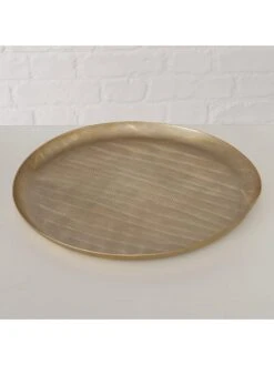 3-delige Set: Decoratieve Borden "Sango" Goudkleurig -Boltze boltze 3 delige set decoratieve borden sango goudkleurig 4