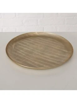 3-delige Set: Decoratieve Borden "Sango" Goudkleurig -Boltze boltze 3 delige set decoratieve borden sango goudkleurig 5