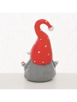 3-delige Set: Decoratieve Figuren "Lucky" Grijs/rood - (B)20 X (H)16 X (D)11 Cm -Boltze boltze 3 delige set decoratieve figuren lucky grijs rood b 20 x h 16 x d 11 cm 3