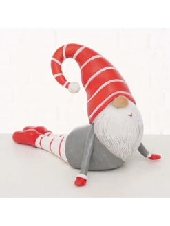 3-delige Set: Decoratieve Figuren "Lucky" Grijs/rood - (B)20 X (H)16 X (D)11 Cm -Boltze boltze 3 delige set decoratieve figuren lucky grijs rood b 20 x h 16 x d 11 cm 5