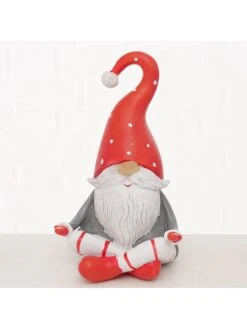 3-delige Set: Decoratieve Figuren "Lucky" Grijs/rood - (B)20 X (H)16 X (D)11 Cm -Boltze boltze 3 delige set decoratieve figuren lucky grijs rood b 20 x h 16 x d 11 cm 6