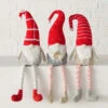 3-delige Set: Decoratieve Figuren "Lucky" Rood/grijs - (B)11 X (H)48 Cm -Boltze boltze 3 delige set decoratieve figuren lucky rood grijs b 11 x h 48 cm