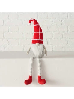 3-delige Set: Decoratieve Figuren "Lucky" Rood/grijs - (B)11 X (H)48 Cm -Boltze boltze 3 delige set decoratieve figuren lucky rood grijs b 11 x h 48 cm 3