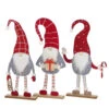 3-delige Set: Decoratieve Figuren "Lucky" Rood/grijs - (H)51 Cm -Boltze boltze 3 delige set decoratieve figuren lucky rood grijs h 51 cm
