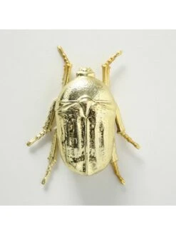 3-delige Set: Decoratieve Figuur "Kever" Goudkleurig - (H)3,5 Cm -Boltze boltze 3 delige set decoratieve figuur kever goudkleurig h 3 5 cm 3