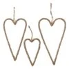 3-delige Set: Decoratieve Hangers "Josali" Lichtbruin -Boltze boltze 3 delige set decoratieve hangers josali lichtbruin