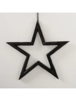 3-delige Set: Decoratieve Hangers "Taumi" Zwart -Boltze boltze 3 delige set decoratieve hangers taumi zwart 3