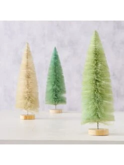 3-delige Set: Decoratieve Objecten "Tarvo" Groen/beige - (H)31 Cm -Boltze boltze 3 delige set decoratieve objecten tarvo groen beige h 31 cm 6