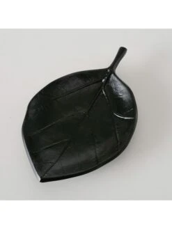 3-delige Set: Decoratieve Schalen "Blatt" Zwart - (L)27 X (B)20 Cm -Boltze boltze 3 delige set decoratieve schalen blatt zwart l 27 x b 20 cm 3