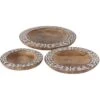 3-delige Set: Decoratieve Schalen "Jiol" Lichtbruin -Boltze boltze 3 delige set decoratieve schalen jiol lichtbruin