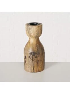 3-delige Set: Kaarshouders "Kamina" Lichtbruin -Boltze boltze 3 delige set kaarshouders kamina lichtbruin 2