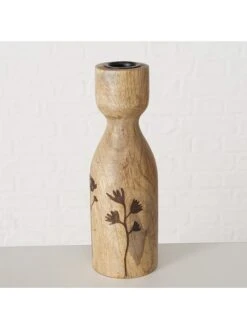 3-delige Set: Kaarshouders "Kamina" Lichtbruin -Boltze boltze 3 delige set kaarshouders kamina lichtbruin 4