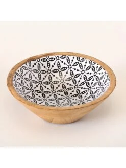 3-delige Set: Kommen "Fado" Zwart/grijs/beige -Boltze boltze 3 delige set kommen fado zwart grijs beige 2