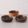 3-delige Set: Kommen "Faern" Bruin - Ø 19 Cm -Boltze boltze 3 delige set kommen faern bruin o 19 cm