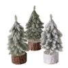 3-delige Set: Kunstkerstbomen "Senja" Groen - (H)19 X Ø 8 Cm -Boltze boltze 3 delige set kunstkerstbomen senja groen h 19 x o 8 cm