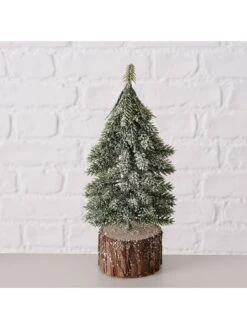 3-delige Set: Kunstkerstbomen "Senja" Groen - (H)19 X Ø 8 Cm -Boltze boltze 3 delige set kunstkerstbomen senja groen h 19 x o 8 cm 2