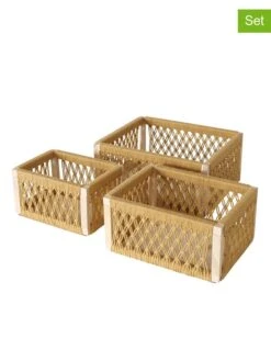 3-delige Set: Manden "Rygge" Lichtbruin