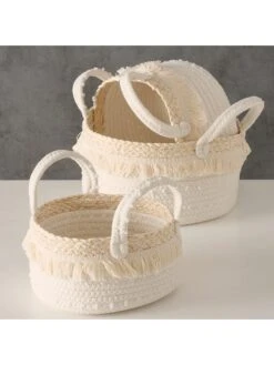 3-delige Set: Manden "Taito" Beige -Boltze boltze 3 delige set manden taito beige 4