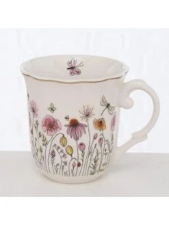 3-delige Set: Mokken "Babette" Meerkleurig/wit - 350 Ml -Boltze boltze 3 delige set mokken babette meerkleurig wit 350 ml 2