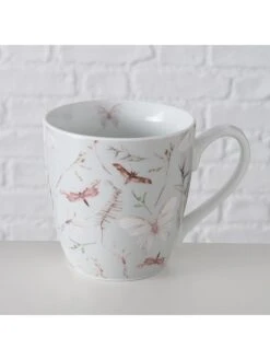 3-delige Set: Mokken "Falana" Wit/lichtroze - 480 Ml -Boltze boltze 3 delige set mokken falana wit lichtroze 480 ml 3