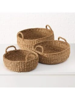 3-delige Set: Opbergmanden "Sophy" Lichtbruin -Boltze boltze 3 delige set opbergmanden sophy lichtbruin 2
