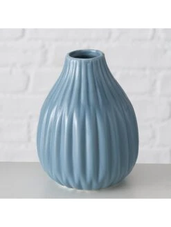 3-delige Set: Vazen "Esko" Lichtblauw - (H)12 X Ø 6 Cm -Boltze boltze 3 delige set vazen esko lichtblauw h 12 x o 6 cm 2