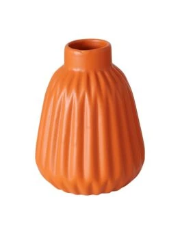 3-delige Set: Vazen "Esko" Oranje - (H)12 Cm -Boltze boltze 3 delige set vazen esko oranje h 12 cm 1