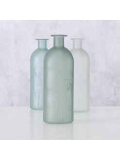 3-delige Set: Vazen "Lesina" Lichtblauw - (H)21 Cm -Boltze boltze 3 delige set vazen lesina lichtblauw h 21 cm 5