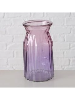 3-delige Set: Vazen "Shady" Paars/geel - (H)15 X Ø 9 Cm -Boltze boltze 3 delige set vazen shady paars geel h 15 x o 9 cm 2