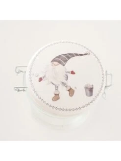 3-delige Set: Voorraadglazen "Mikkel" Wit - (H)11 X Ø 11 Cm -Boltze boltze 3 delige set voorraadglazen mikkel wit h 11 x o 11 cm 3