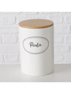 3-delige Set: Voorraadpotten "Cucina" Wit -Boltze boltze 3 delige set voorraadpotten cucina wit 2