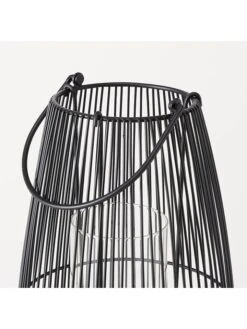 3-delige Set: Windlichten "Cinta" Zwart -Boltze boltze 3 delige set windlichten cinta zwart 2