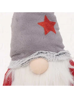 Decoratief Figuur "Padison" Grijs/rood - (H)95 Cm -Boltze boltze decoratief figuur padison grijs rood h 95 cm 3