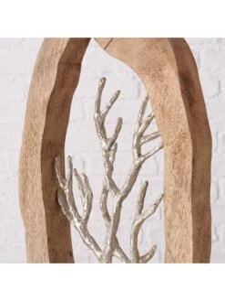 Decoratief Object "Ivelan" Naturel/zilverkleurig - (B)23 X (H)58 X (D)9 Cm -Boltze boltze decoratief object ivelan naturel zilverkleurig b 23 x h 58 x d 9 cm 2