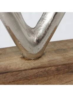 Decoratief Object "Josefina" Naturel/zilverkleurig - (B)23 X (H)42 X (D)8 Cm -Boltze boltze decoratief object josefina naturel zilverkleurig b 23 x h 42 x d 8 cm 2