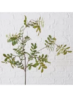 Decoratieve Bloem "Blad" Groen - (B)94 X (H)20 Cm -Boltze boltze decoratieve bloem blad groen b 94 x h 20 cm 2