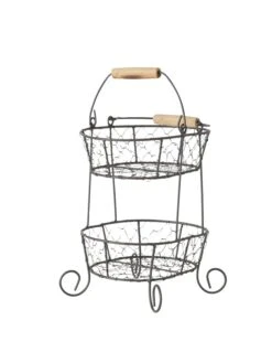 Etagère "Florenz" Donkerbruin - (B)21 X (H)27 X (D)18 Cm