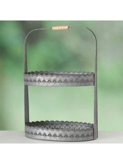 Etagère "Marvel" Grijs - (H)53 Cm -Boltze boltze etagere marvel grijs h 53 cm 4