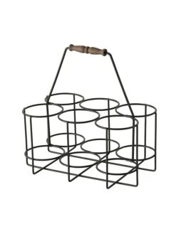 Flessendrager "Fabio" Zwart - (B)20 X (H)29 X (D)28 Cm